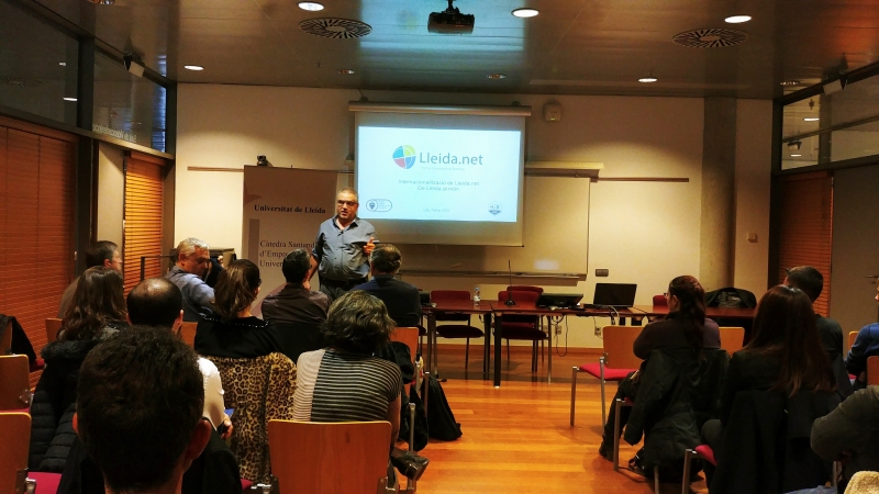 Conferència: Internacionalització, de Lleida al món, amb Sisco Sapena de Lleida.net Sisco Sapena