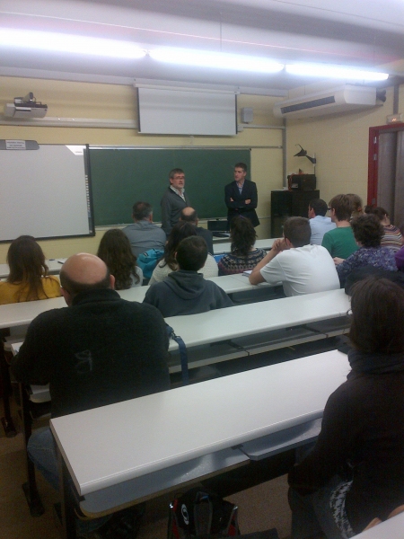 Presentación del Taller a cargo del subdirector de ETSEA, Jordi Graell i Sarlé Presentación del Taller a cargo del subdirector de ETSEA, Jordi Graell i Sarlé