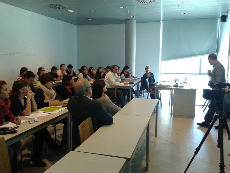 Un dels tallers de la Jornada Taller